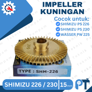 KIPAS KUNINGAN SHIMIZU 230 / IMPELLER SHIMIZU 200 WATT / IMPELER SMZ 226 - SPAREPART POMPA AIR