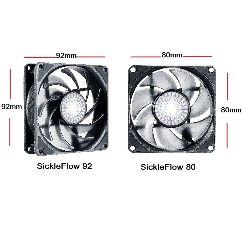 Cooler Master Sickleflow 80 8cm Rifle Bearing Fan 80mm PWM Fan