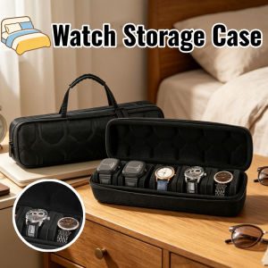 EVA Watch Storage Case 5 Slots Box Shockproof Waterproof Portable Travel Watch Organizer Bag