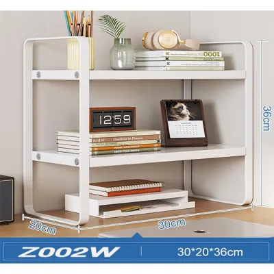 ชั้นไม้วางของบนโต๊ะ จัดเก็บของใช้ เอกสาร จัดระเบียบบนโต๊ะทำงาน รุ่น Z 001 Z002