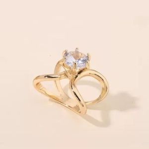 ALENADAY Cincin Ring Syal Hijab Ring Berlian Kristal Fashion Mewah Serbaguna BRS11