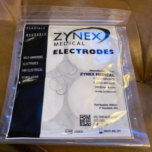 Bộ điện cực tròn ZYNEX MEDICAL ELECTRODES cho máy sung điện ZYNEX điện có thể tái sử dụng mỗi gói có 4 điện cực của Mỹ