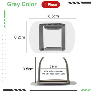 Innohut Punch Free Adhesive Hose Clamp Water Drain Pipe Storage Clip Washing Machine Versatile Pipeline Hose Holder