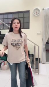 ✅ M2M-501 womens basic short sleeve printed T-shirt top .C