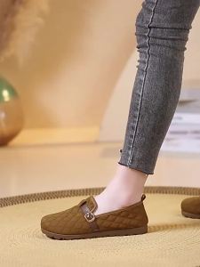 WomenS Cloth Shoes New Spring Model Comfortable And Breathable MomS Shoes Flat Sole Versatile Slip-On WomenS Shoes Soft Sole DoesnT Tired Feet