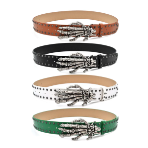 Phong Cách Gothic giả da vành đai sọ chỉnh trang Dây đeo điều chỉnh được mềm bên trong Sash cho văn phòng hoặc xã hội dịp