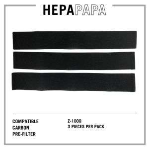 Trusens Z-1000 Compatible Carbon Pre-Filters - 3 Pieces Per Pack [HEPAPAPA]