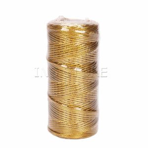 INS ดิ้นสี เชือกห้อยป้ายแท็ก 1.5มิล DIY สร้อยข้อมือ ตกแต่งงาน ห่อขวงหวัญ ประกับต้นคริสต์มาส packing rope