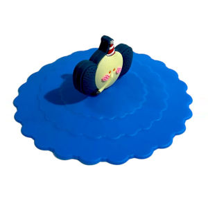 BI Tutup Gelas Silikon Karakter / Cover Penutup Cangkir Mug Karet Silicone Kedap Udara Anti Debu Lucu Unik Tutup Tahan Panas Dingin Murah R872