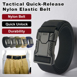 Belt / Quick Release Nylon Elastic Waist Belt / Comfortable Breathable / Outdoor Training Commute / Military Police Mens Outdoor Enthusiasts