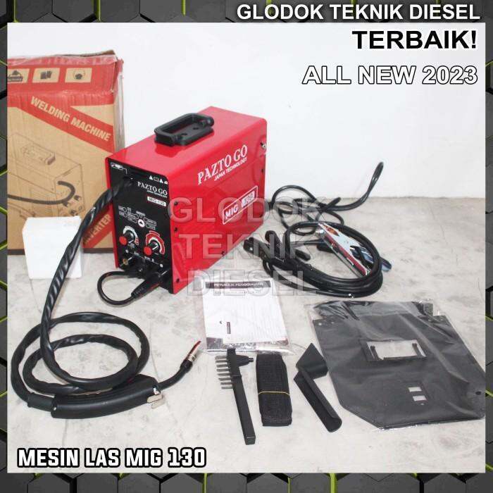 PAZTO MESIN LAS MIG 130 A CO2 TANPA GAS WELDING MIGI GASLESS JAPAN ...