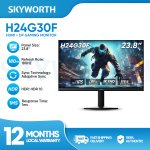 Skyworth H24G30F Gaming Monitor 23.8" 1K 180Hz 1ms GTG IPS 1920X1080 Monitor For PC