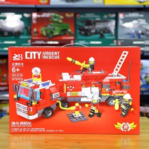 ZHBO Mainan Blocks Edukasi Lego Polisi Blok Bangunan Puzzle besar Box Mainan Anak Laki-laki