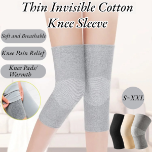 Thin Cotton Knee Support Sleeve for Men and Women Warm Knee Pads for Arthritis Pain Relief Winter Compression Knee Protector