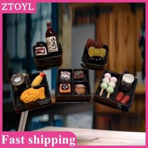 ZTOYL💝 Dollhouse Japanese Cuisine Food 5-Piece Set Miniatures Model Kitchen Accessories Kids Pretend Play Toys Ornament Model Set Gifts