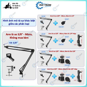 Chân Đế Kẹp Bàn Gắn Mic Thu Âm Giá Đỡ Micro Livestream - 864