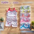 12 pcs/6 pairs/3 pairs Sando Short Terno for Baby Girl 0-10 months. 