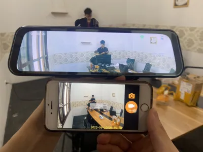 Camera Hành Trình Tràn viền X10 Gắn gương chiếu hậu -Full HD 2 cam trước sau-Camera wifi kết nối với điện thoại- Hỗ Trợ Quay Đêm Cực Nét - Bảo Hành 1 Đổi 1 Trong 12 Tháng