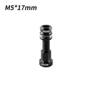 SWEET LORD M517mm Bicycle Stem Fixing Nut Aluminum Alloy M5x19mm Bike Handlebar Stem Lock Bolt Front Fork Lock Nut Ti Bolts Bike Lock Screw Fastener MTB