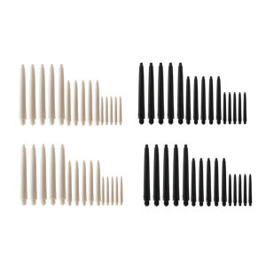 30PCS Plastic Nylon Dart Shafts 2BA Screw 48mm Darts Shaft 4 Colors Dart Accessories For Professional Dartboard Games
