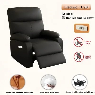 [Free installation] Electric Recliner Sofa Chair | Single Zero Gravity Motorized Lounge Chair | Rotating Lazy Sofa Bed with Warranty