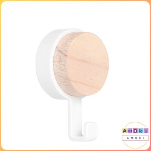Amoki【Ready in Stock】 Multifunction Hook 1Pcs Punch-free Kitchen Wall Hanging Viscose Hook Organizer Hooks