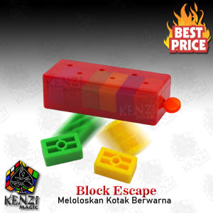 Alat Sulap Color Block Escape Mainan Sulap Melepaskan Balok
