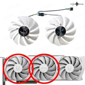 พัดลมการ์ดจอ ZOTAC RTX 3090 30080ti 3080 3070ti AMP white graphics card fan GA92S2U