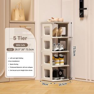 Easyhome.sg DF025/27 Doorway Shoe Rack / Storage Organizer Shelf / Stackable / Built and Design to own space BTO