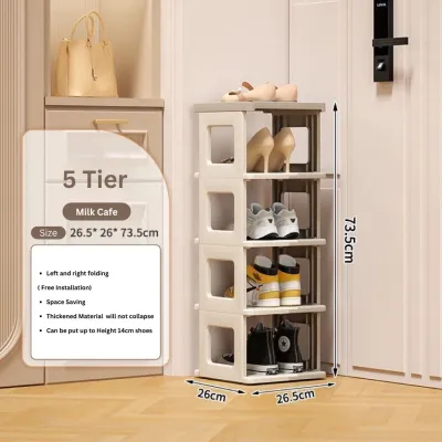 Easyhome.sg DF025/27 Doorway Shoe Rack / Storage Organizer Shelf / Stackable / Built and Design to own space BTO