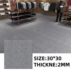 100PCS 30*30CM Vinyl Tiles PVC Self Adhesive Floor Stickers Flooring Waterproof Anti Fouling Vinyl Flooring Room Marble Sticker