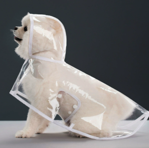 Waterproof Dog Raincoat Full‑Body Coverage for Small Dogs Bichon Anti‑Dirty Pet Clothes for Outdoor Walking in Rain