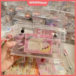 WHPHous 4-Layer PVC Transparent Makeup Bag Travel Toiletry Organizer & Multi-Purpose Pencil Case For Students