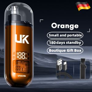 UNKO nose trimmer for men nose trimmer rechargeable 3 in 1 nose trimmer origina electric nose hair trimmer portable painless nose hair trimmer men rounded knife head painless waterproof Women waterproof type-c rechargable nise hair trimmer low noise