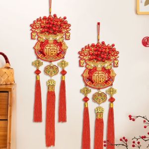 Túi May Mắn Tài Lộc Trang Trí Tết 2026 Màu Đỏ Sang Trọng Phụ Kiện Decor Ngày Tết NT