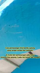 tirai bambu gulung