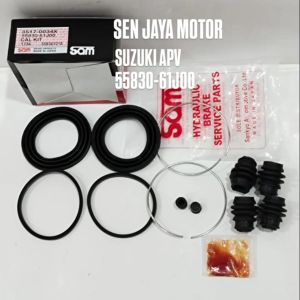 CALIPER KIT SAM SUZUKI APV KARET SEAL KIT REM CAKRAM DEPAN SUZUKI APV ARENA MEGA CARRY 55830-61J00