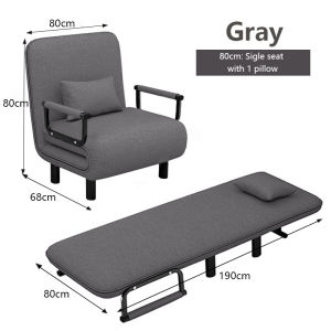 Office Lunch Sofa Chair Small Apartment Bed Dual Purpose Folding Technical Fabric Sofa Bed