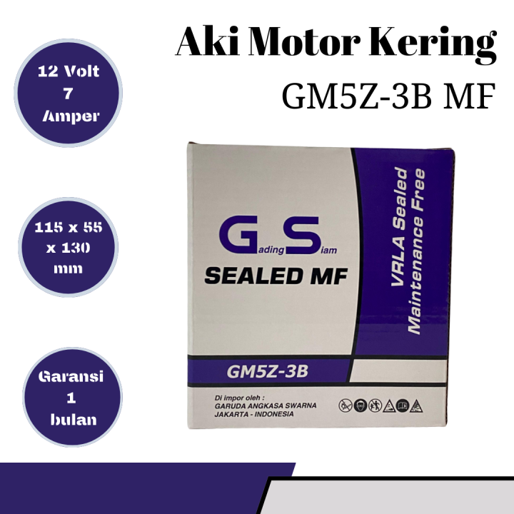 Aki MOTOR YAMAHA ALFA IIR GRANDSONIC GM5Z-3B GS GADING SIAM AKI KERING