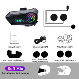 Bluetooth Headset Motorcycle Head Bluetooth Headset Waterproof And Noise-reducing Long Battery Life