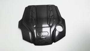 Cornerr Dry Carbon Fiber For Audi S4 RS4 S5 RS5 B9 V6 Avant Coupe Convertible Hatchback 2017 -2024 Powerful Engine Bay Cover Trim Z5Q1T
