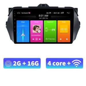 Acodo 2din Android 12.0 Headunit For Suzuki Ciaz 2014-2018 Car Stereo 2G RAM 16G 32G ROM Quad Core DSP iPS Touch Split Screen with TV FM Radio Navigation GPS Support Video Out Steering Wheel Control with Frame