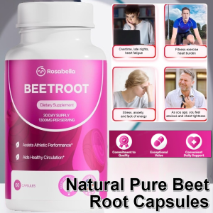 Beetroot Supplement Beetroot Capsules Supports Cardiovascular Health Boosts Immunity Supports Detoxification