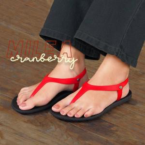 MILEA Cranberry Sandal Tali Jepit Wanita Casual Flat Anti Slip