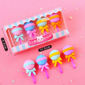 4pcs pack dessert eraser set rubber creative pencils eraser school Office supplies wholesale amend wholesale