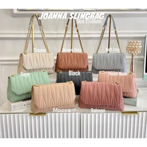 JOANNA - Tas Selempang Wanita Clara Terbaru | Totebag Wanita High Quality | Slingbag Wanita Import Quality | Shoulder Bag Wanita Korean Style