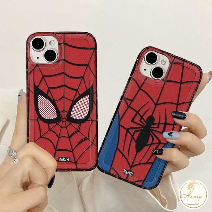 Fashion Trend Brand Marvel Cool Spider Man Phone Case Compatible