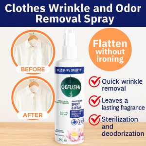 Clothes Wrinkle And Odor Removal Spray Household Home Lasting Anti-Sticking Wrinkle Remover Sprays Antibac Deodorizer