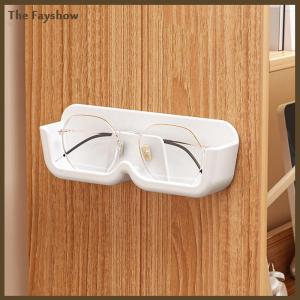 [The Fayshow] Glasses Storage Box Wall Mounted Punch Free Sunglasses Organizer Rack High-end Glasses Showcase Storage Rack