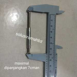 baut kunci pintu panjang 6cm dengan silinder selongsong + plus 3  4 5 6 7 cm panjang pendek 3cm 4cm 3.5cm 5cm 4cm 6cm 7cm